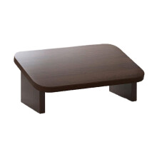 Ergonomic Wooden Foot Rest Under Desk Footrest Stool Black Walnut Adjustable Non Slip for Home Office