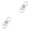 Stainless Steel Double Blade Cigar Cutter 2 Pack – Clean Precision Cut, Compact GiftReady Design 1