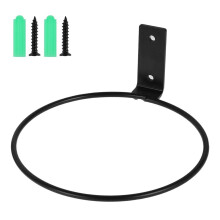 3pcs 6 Inch Wall Mounted Plant Holder Rings, Durable Metal Flower Pot Holders for Outdoor Balcony Decor