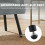 Homcom (Grey) HOMCOM Lounge Chair Velvet Upholstered Spring Cushion 6