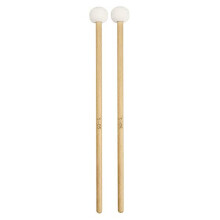 Percussion Felt Mallets Pair with Wooden Handle for Timpani Drum Smooth Balanced Sound