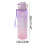 Borraccia con cannuccia viola da 1000 ml riutilizzabile 2
