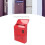 Rustic Wall Mounted Locking Mailbox with Keys and Hooks, Weatherproof Iron Design for Home and Office 2