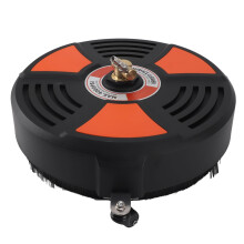 16 Inch Pressure Washer Surface Cleaner 4000 PSI Power Washer Attachment for Driveway Patio and Sidewalk with 1/4 Quick Connect