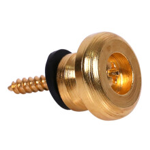 Guitar Strap Locks 6 Pack Non Copper Metal Strap Button Locks for Electric and Acoustic Guitars