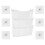Wall Mounted File Organizer Transparent Acrylic Magazine Holder Stackable Space Saving Rack for Office 1