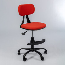 Ergonomic Drafting Chair with Backrest, Adjustable Height and Foot Ring, Rolling Office Stool for Home