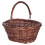 Coffee Willow Woven Basket Multiuse Handled Picnic Storage Basket 1