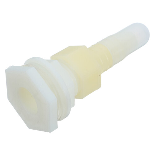 White Plastic Steamer Drain Valve Quick Connect for Home Spa DIY