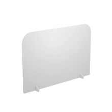 Desk Partition Sneeze Guard 30x40cm with AntiSneeze Protection for Office or Classroom Tables, White
