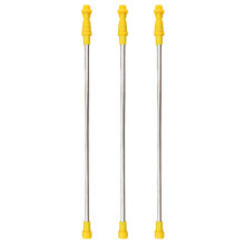 3Pcs Durable Stainless Steel Sprayer Extension Wand Adjustable Silver
