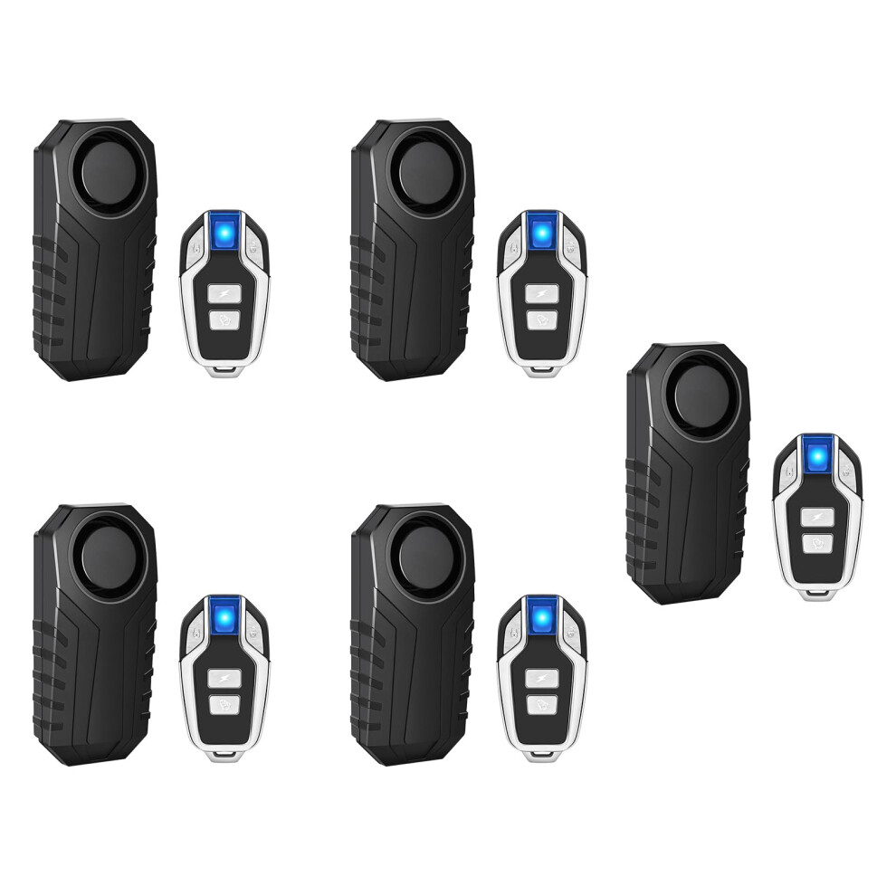 113Db Bike Alarm With Remote, Waterproof Ip65 Anti Theft Alarm For Ebike, Motorcycle And Scooter 9310869647508