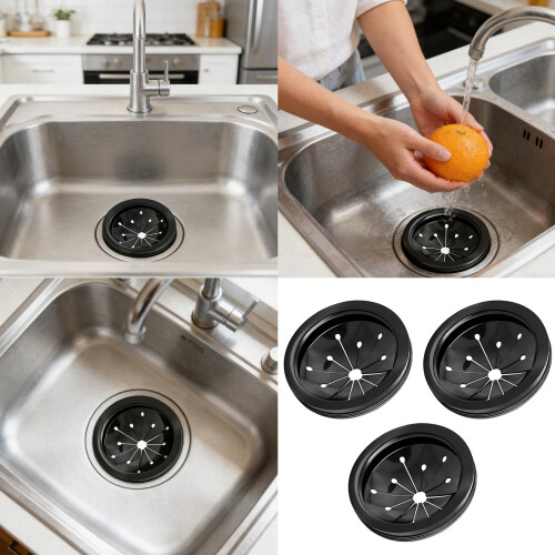 3pack Kitchen Sink Drain Strainer Assembly Garbage Disposal 1