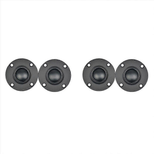 4Pcs 6 30W Black Silk Film Soft Dome Tweeter Speaker Unit
