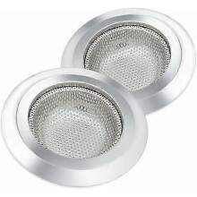 EternaNest 2 Pack Strainers - 4.5" Wide Rim - Stainless Steel Kitchen Drain