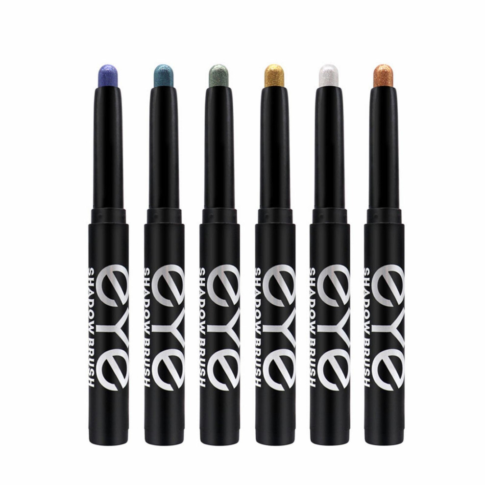 Waterproof Eyeshadow Stick Set 12 Colors, LongâLasting Shimmer and Matte Creamy Eye Shadow for Daily and Evening Makeup