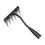 Manual Weeder Tool with Sharp Metal Claws, Ergonomic Weed Puller for Garden Lawn Backyard, 6 Tines 1