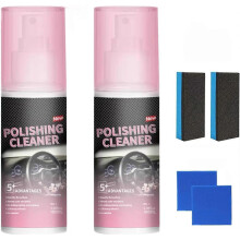 2PC Upgrade Polishing Cleaner,Car Interior Detailer Spray,Polishing Cleaner for