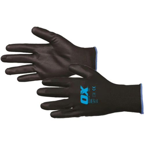 OX OX PU Flex Gloves (Black) - LARGE OX-S241109