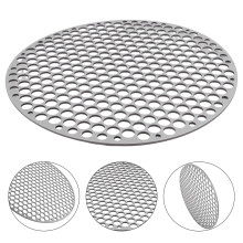 24cm Stainless Steel BBQ Grill Mesh Grate Round Barbecue Net for Camping Outdoor Cooking