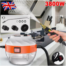 Tragbarer Dampfreiniger mit einstellbarer Dampfmenge, 3800 W, hocheffizienter Handdampfreiniger für Fahrzeugaufbereitung und Polsterreinigung,