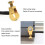 2Pack  Current Copper Battery Terminal Connectors, Universal Car Clamps for Stable Power Connection 3