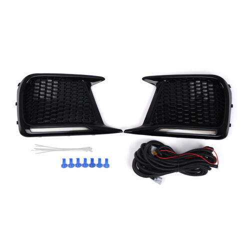 Daytime Running Light Bezels DirectFit 20182021 Without Hole Design Dynamic Sequential Turn for STI