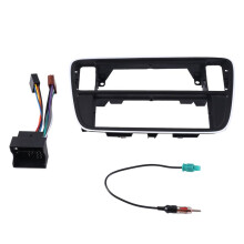 Single Din Car Dash Kit Harness Antenna for Citigo Mii 2012+ Frame Radio Panel Fascia Plate