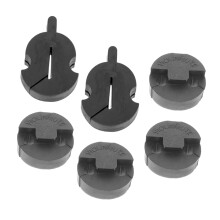 6pcs Violin Practice Mute Set, Noise Reduction Design, Easy Clip Installation, Tone Preservation