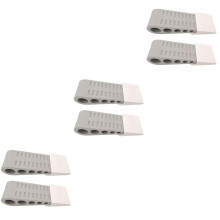 Heavy Duty Rubber Door Stop Set with AntiSlip Grip and Adhesive Hooks for Home and Office