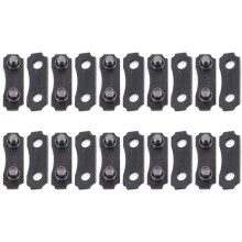 Chainsaw Chain Links 10 Sets 3/8 LP Joining Kit with Durable Metal Preset Straps for Quick Fix