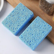 Wood Pulp Cotton Sponge rub Rectangular Compression Wood Pulp Sponge Absorbent