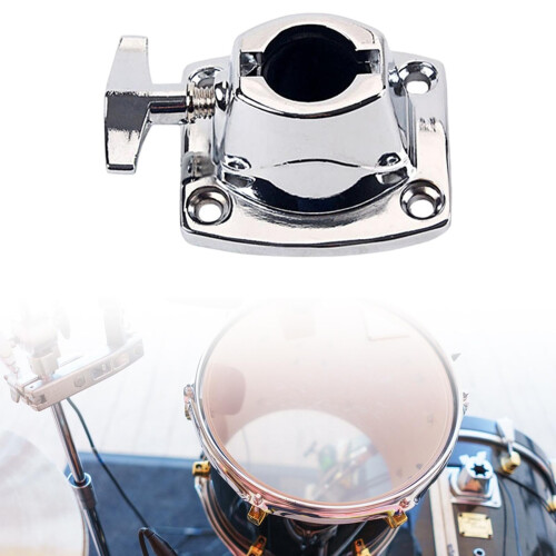 Cymbal Holder Clamp Base Plate for Drum Set, Durable Metal Construction, Secure Mounting Stability 1
