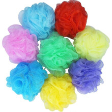 SeraphinaT Bath Loofah Sponge Shower Pouf 8 Pack Kids Loofah Bath Pouf Mesh Bath