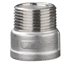304 Stainless Steel 3/8 Inch Hose Coupling, LeakResistant Thread Seal, CorrosionProof Male Pipe Fitting
