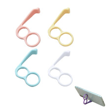 4PCS Candy Color Phone Ring Holder Set for Girls, 360 Rotation AntiSlip Finger Stand MultiColor Design
