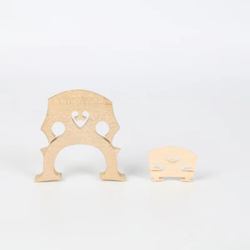 Maple Cello Bridge 1/8 Size Replacement for Enhanced Tone Response and Accurate String Alignment 2