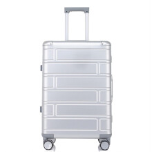 20 Inch Hardshell Carry On Luggage with 360 Spinner Wheels, Lightweight Durable Shell, White
