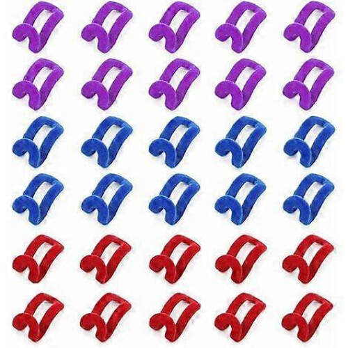 30 Pieces nger Connector Hooks Mini Flocking Space Saving ngers Creative nger