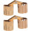 Thickened Heavy Folding Hinge 2pcs Heavy Duty Copper Hinge Cylindrical Spring 1