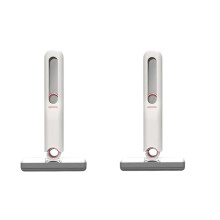 Mini Mop 2pcs Set Dual Wet Dry Mode for Tabletop Kitchen Glass Cleaning Compact Lightweight Design