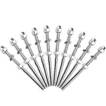 10 Pcs Threaded Cable Tensioners Stainless Steel Cable Splitter Guardrail