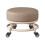 Rolling Stool with Wheels, Ergonomic Cushion Seat, 360 Silent Roll, Waterproof Easy‑Clean Surface 1
