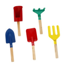 Kids Gardening Tools Set 5 Pcs ChildFriendly Durable Metal Shovel and Rake for Outdoor Planting Fun