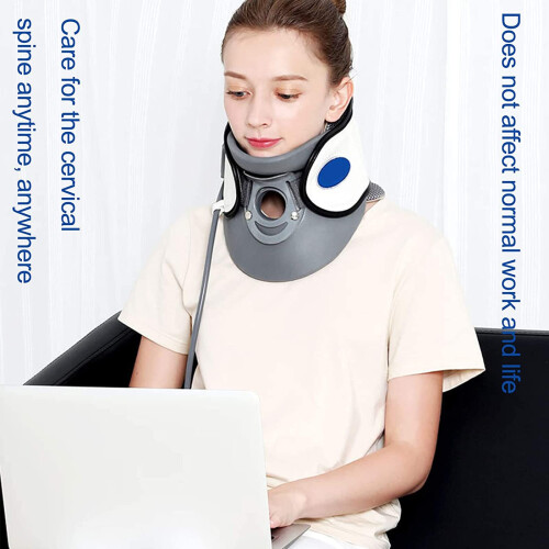 Adjustable Cervical Neck Traction Device for Pain Relief and Spine Alignment Support 1