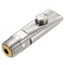 Stainless Steel Pig Nipple Waterer 1/2 PT Automatic Pig Drinker with Copper Hat Splash Proof for Sows