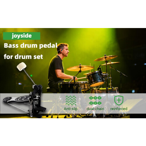 Bass Drum Beater – Durable Kick Drum Pedal Beater with Consistent Kick Response for Practice and Performance 1