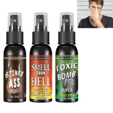 Super Stinky Fart Spray Set, Powerful Odor Prank Gift, 3‑Piece Funny Gag Collection