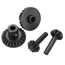 RC Steel Axle Gears for WPL B14 B16 B24 1/16 Trucks, Precision Machined Steel, Smooth Power Transfer