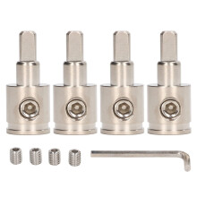 Car Audio Power Ground Reducer 0GA to 4GA Brass Adapter for Amplifier Battery Terminals Secure Connection